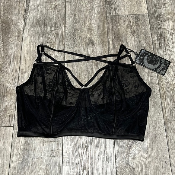 Killstar Other - KILLSTAR DEADLY ATTRACTION BRA 4XL